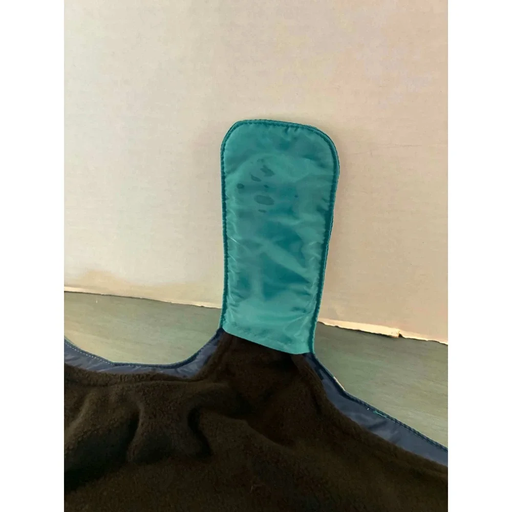 Play On Woof Wear 3-in-1 Dog Jacket XL Teal Reflective‎ Fleece Winter Vest